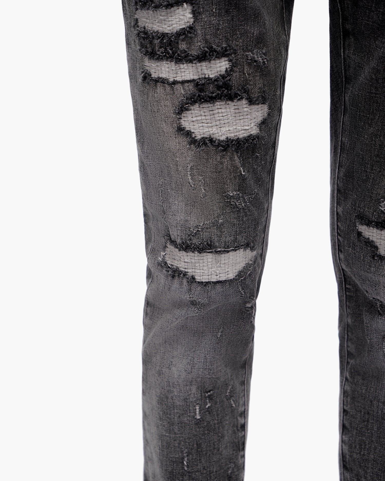 Ilyas Grey Wash Skinny Jeans