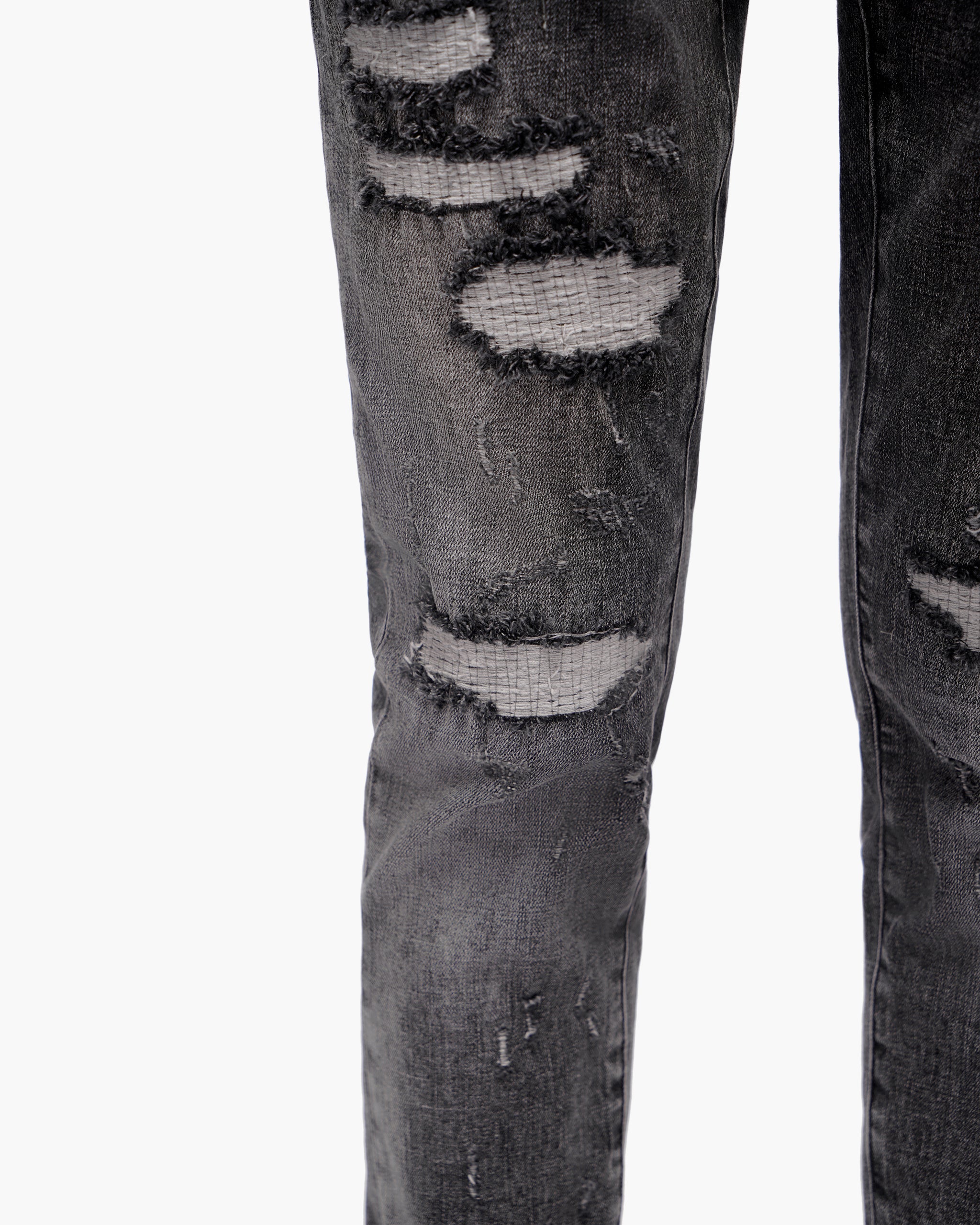 Ilyas Grey Wash Skinny Jeans