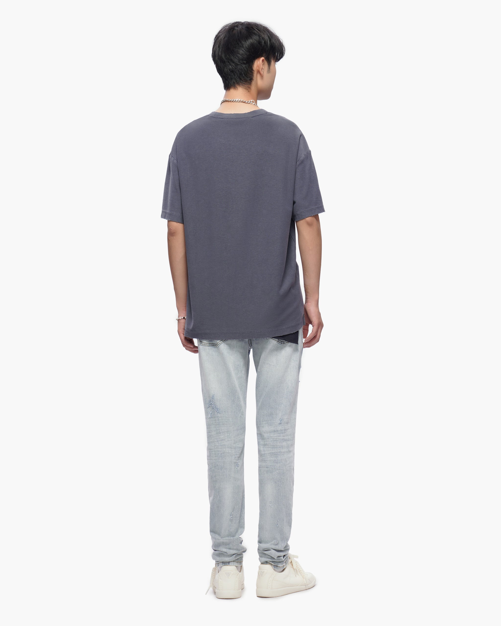Ilyas Light Blue Wash Skinny Jeans