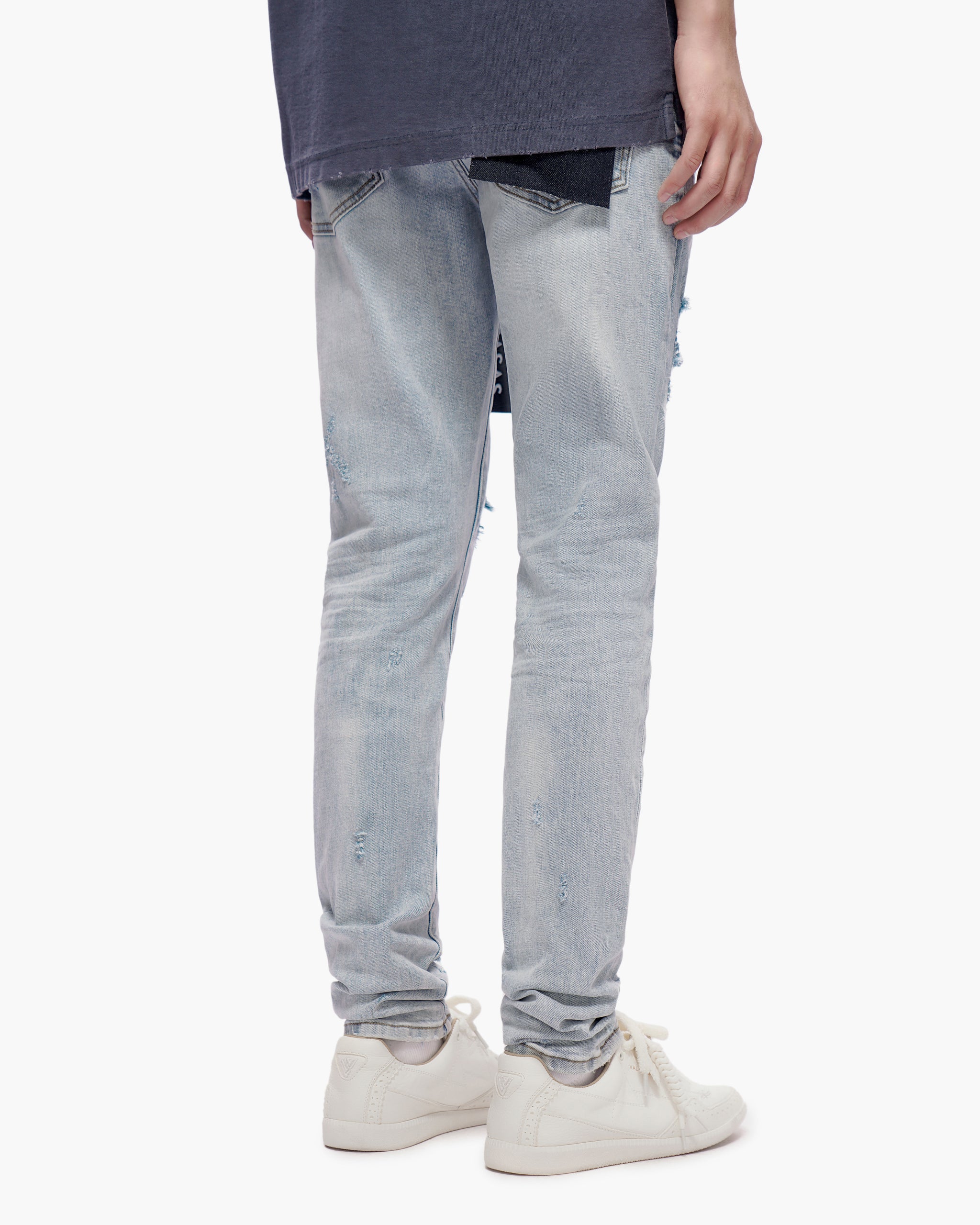 Ilyas Light Blue Wash Skinny Jeans