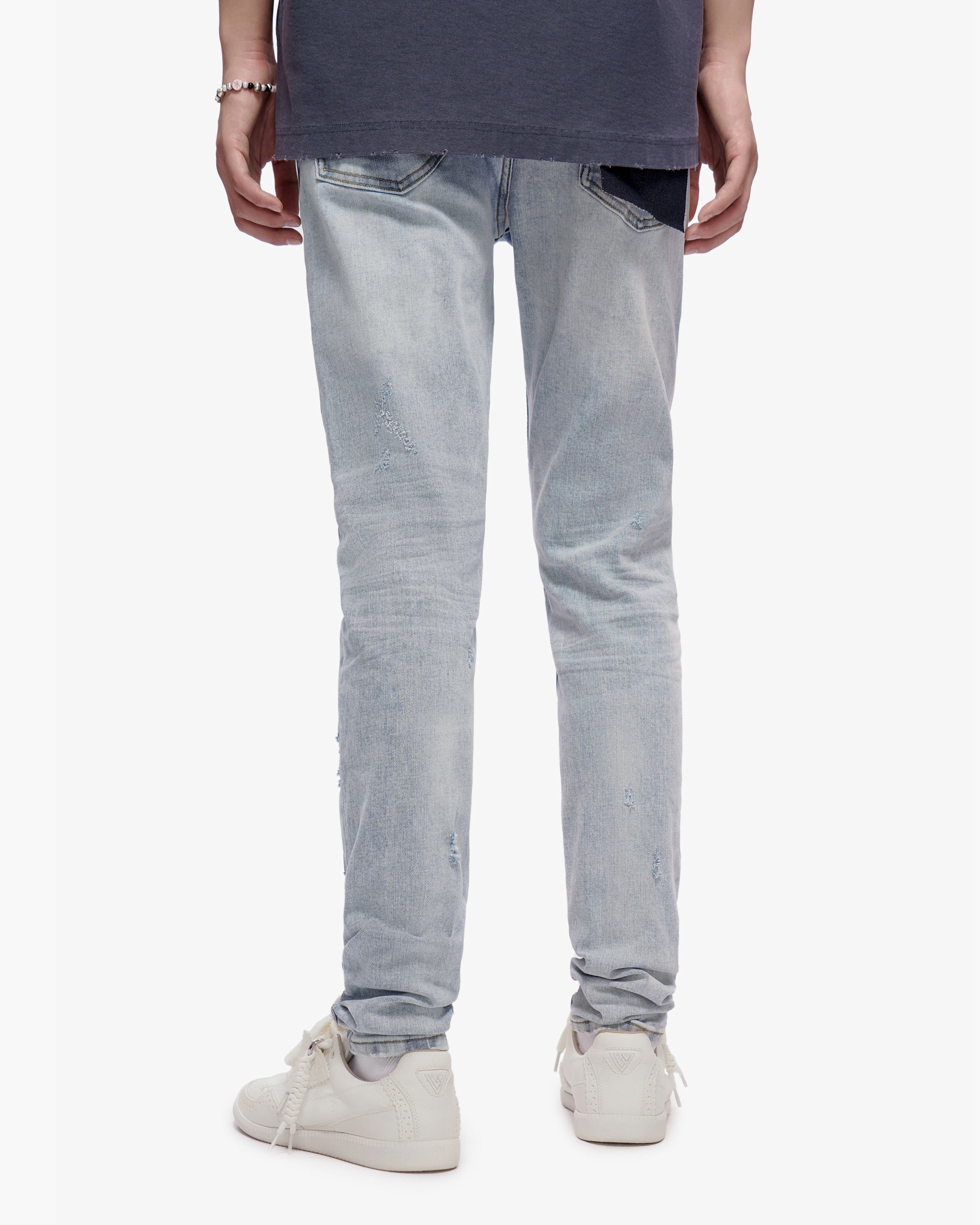 Ilyas Light Blue Wash Skinny Jeans