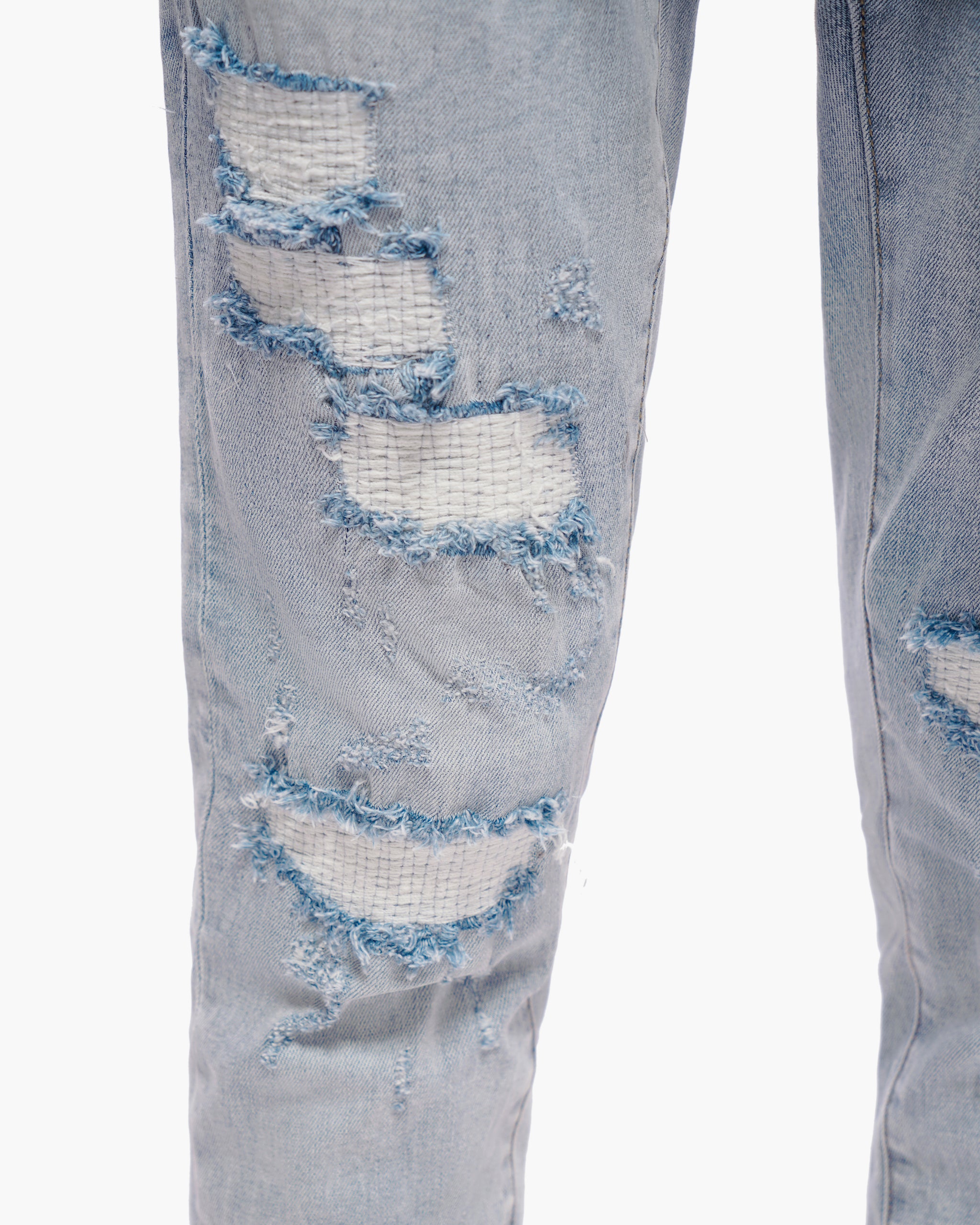 Ilyas Light Blue Wash Skinny Jeans