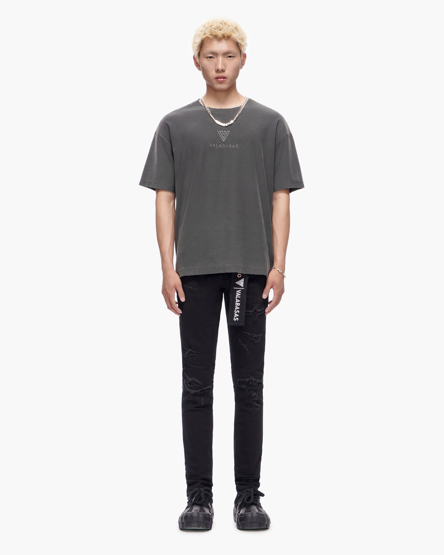 Scimitar Black Skinny Jeans