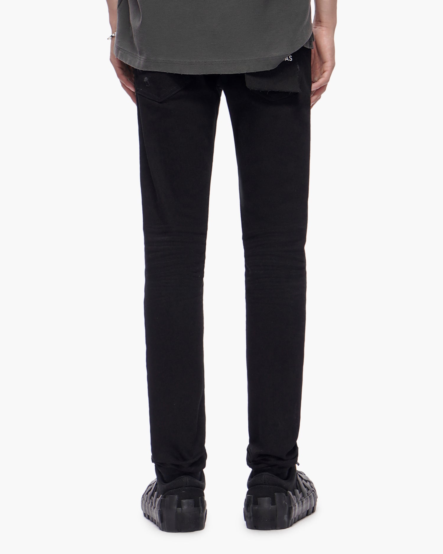 Scimitar Black Skinny Jeans