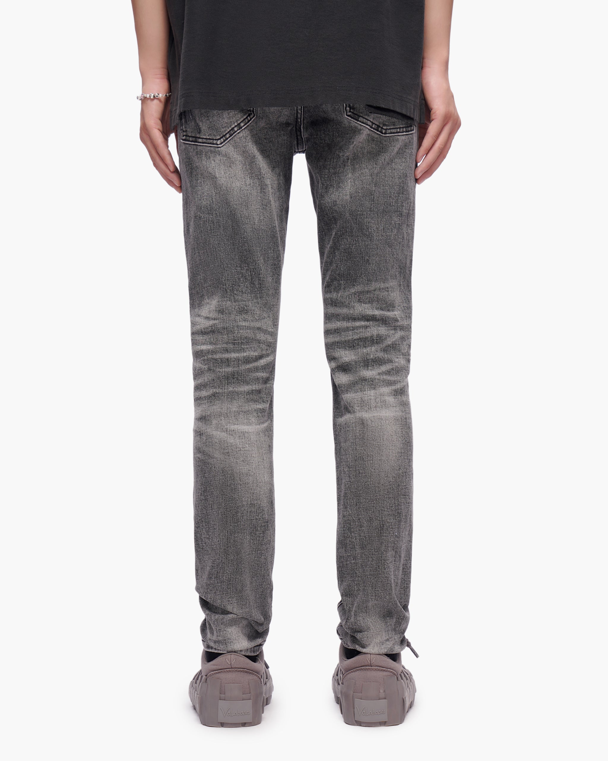 Scimitar Grey Wash Skinny Jeans