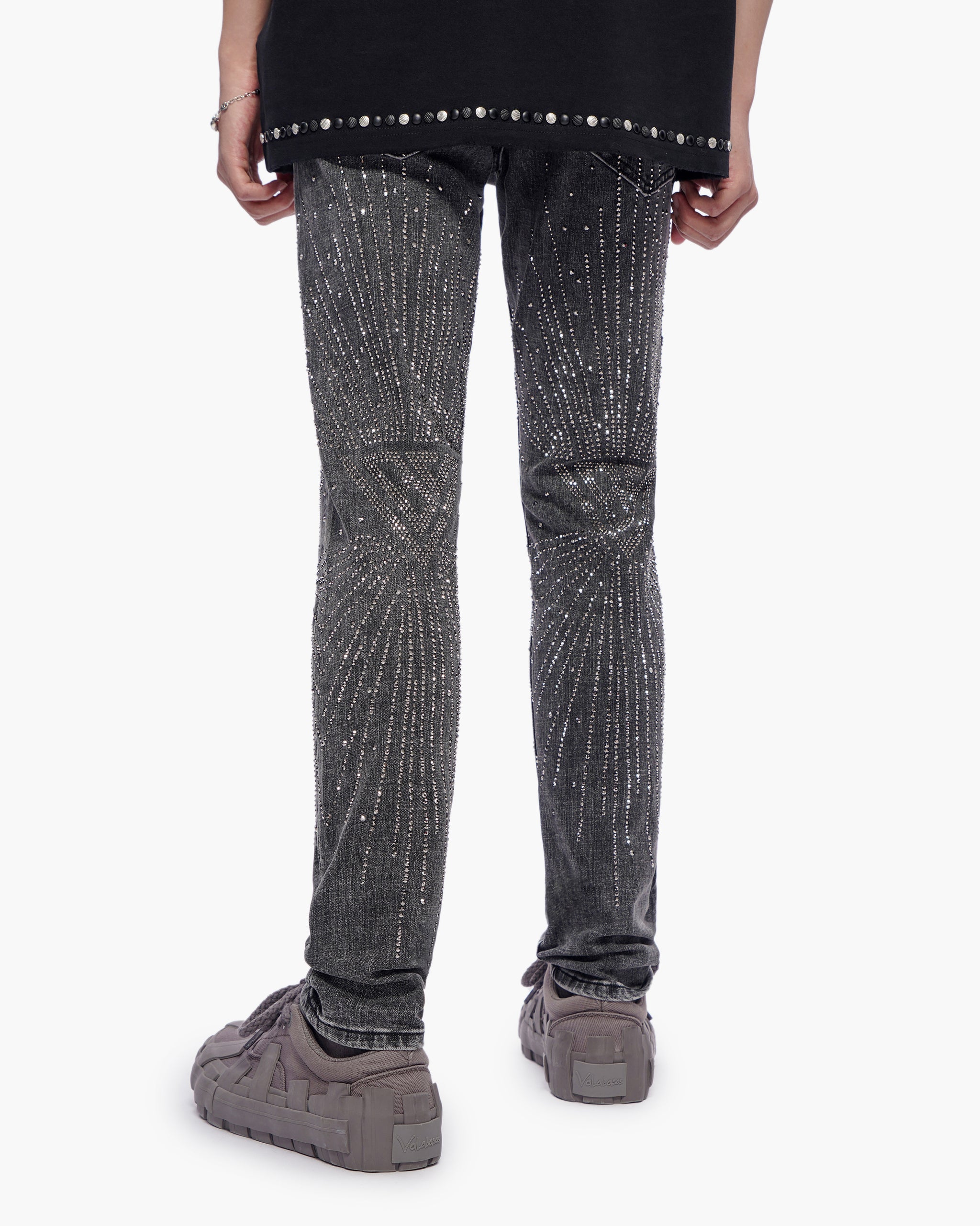 Brixton Skinny Grey Wash