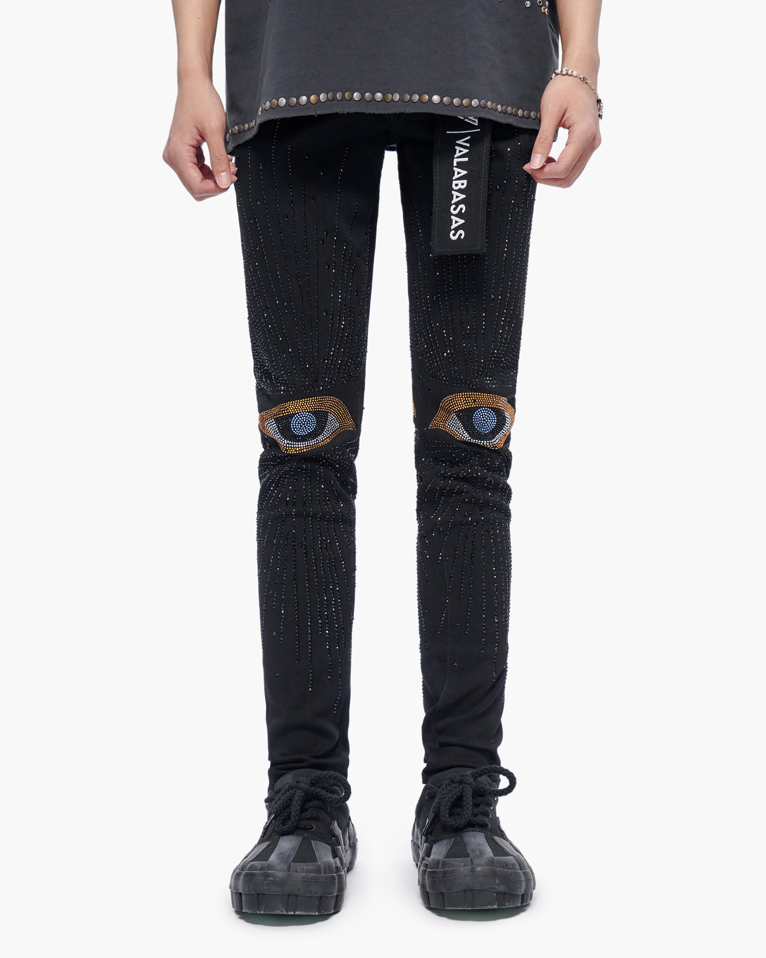 Calder Skinny Black Wash