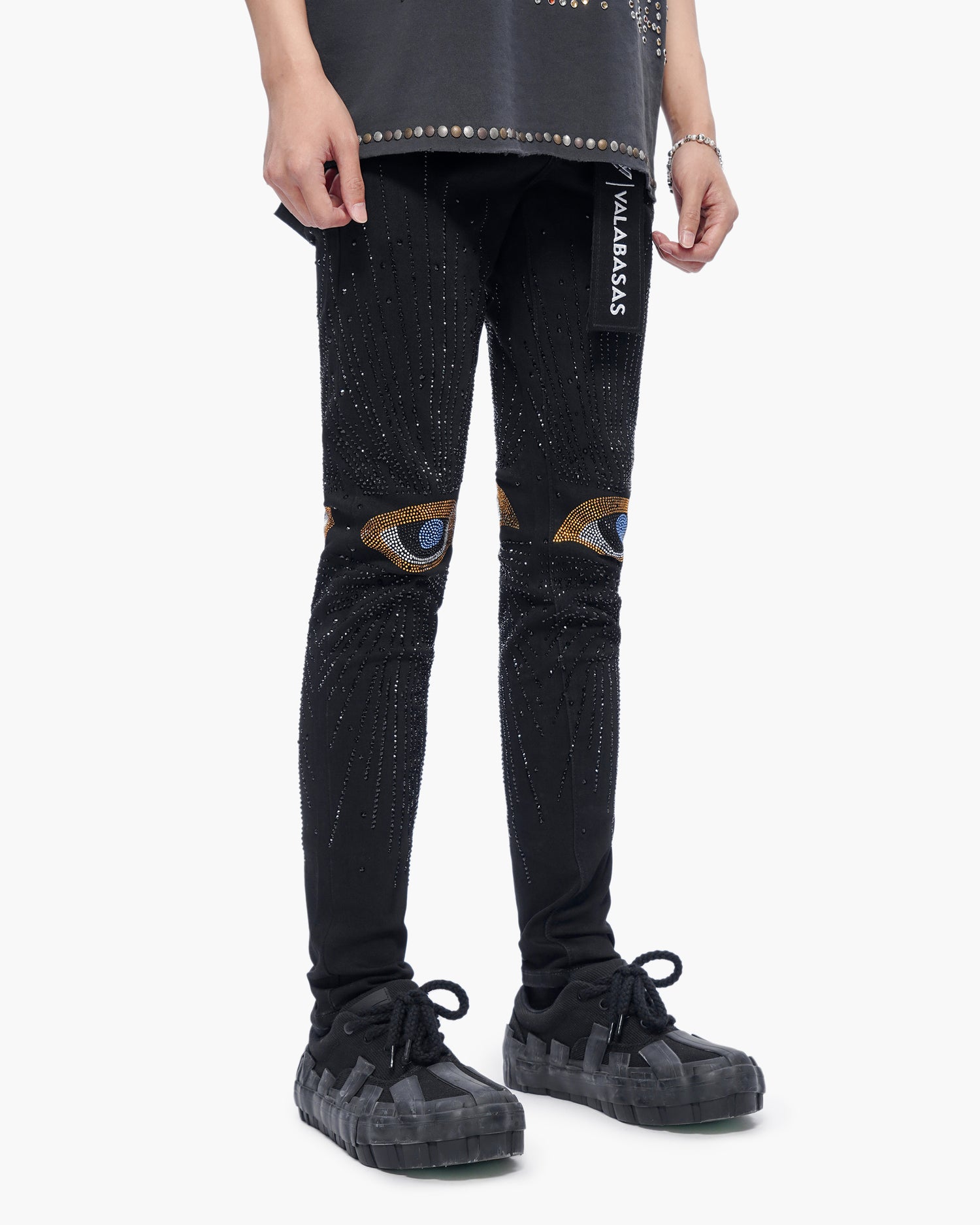 Calder Skinny Black Wash