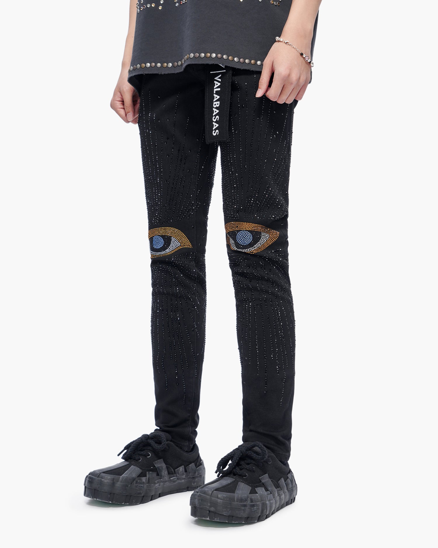 Calder Skinny Black Wash