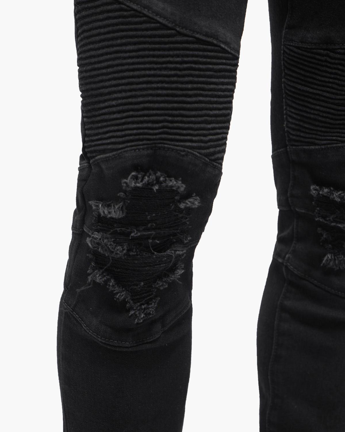Mr.Biker Black Skinny Jeans