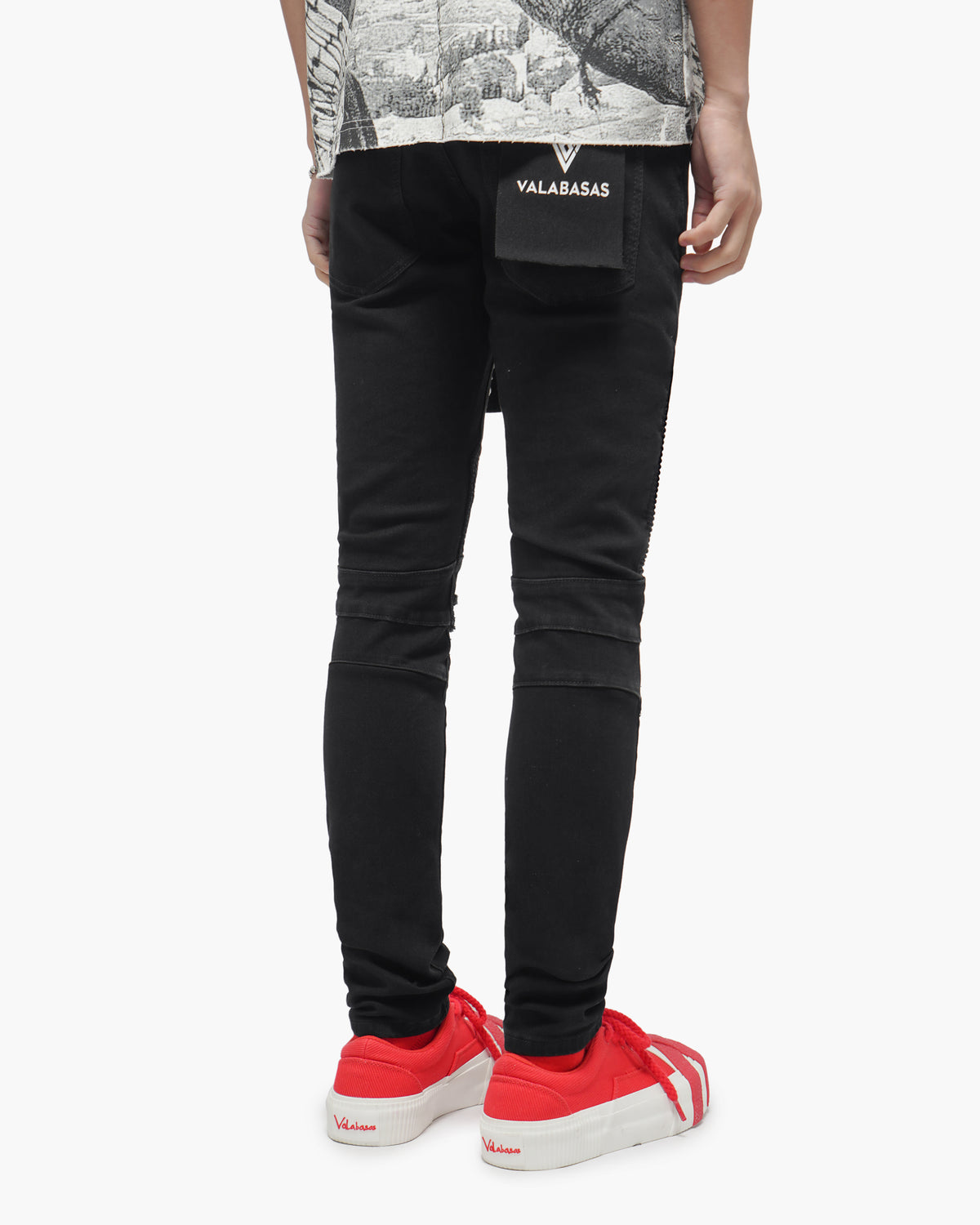 Mr.Biker Black Skinny Jeans
