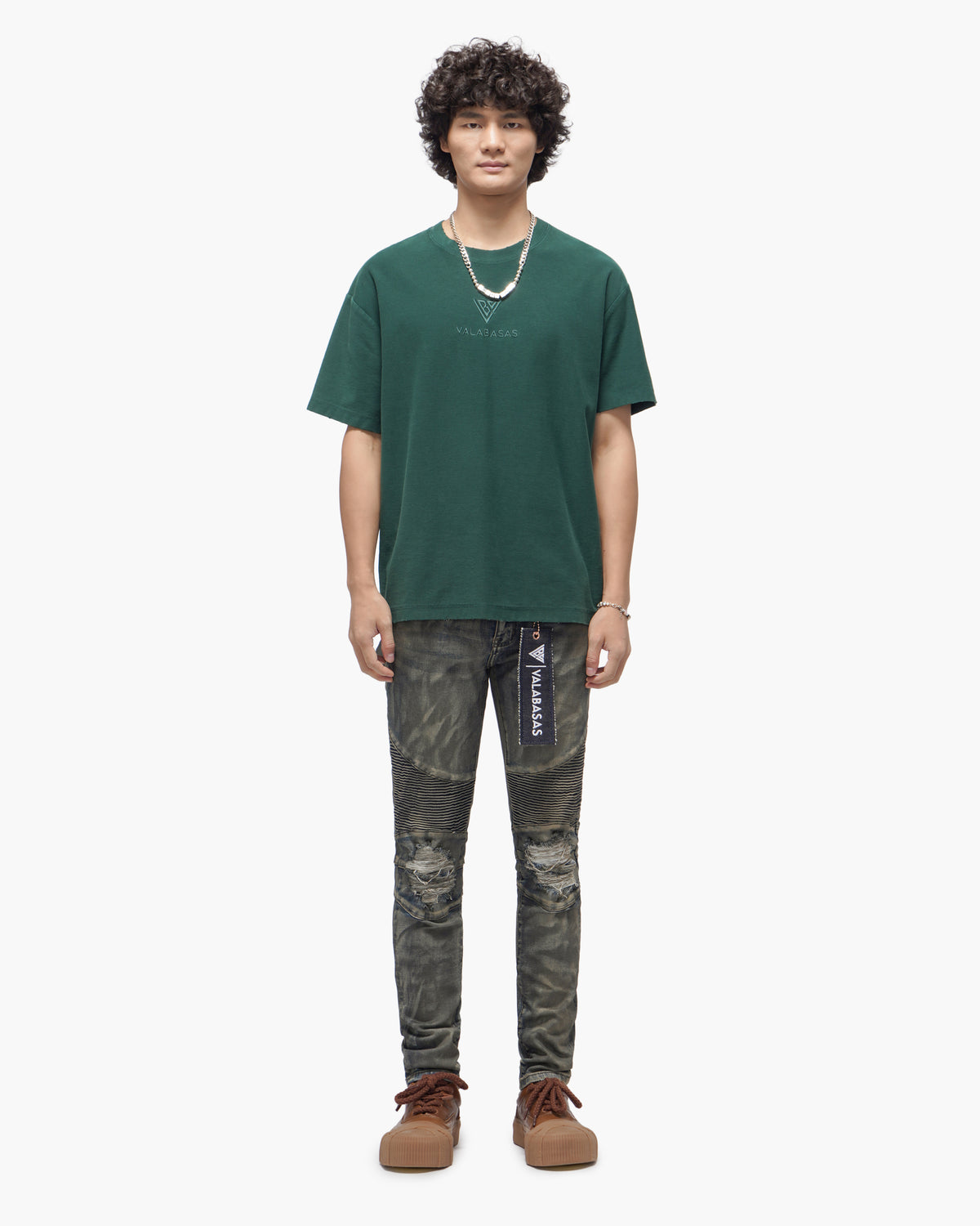 Mr.Biker Dirty Wash Skinny Jeans