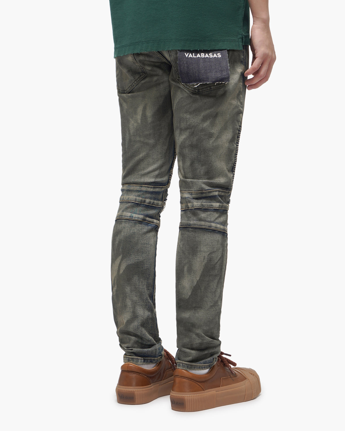 Mr.Biker Dirty Wash Skinny Jeans