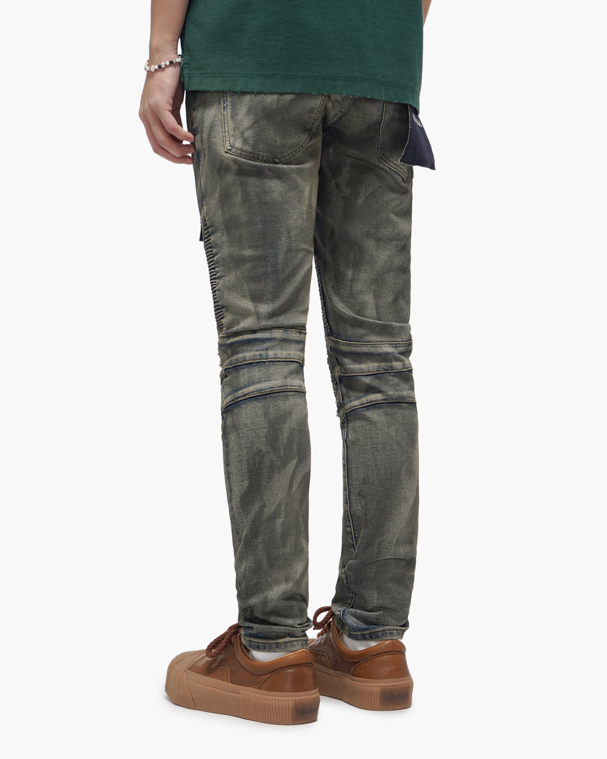 Mr.Biker Dirty Wash Skinny Jeans