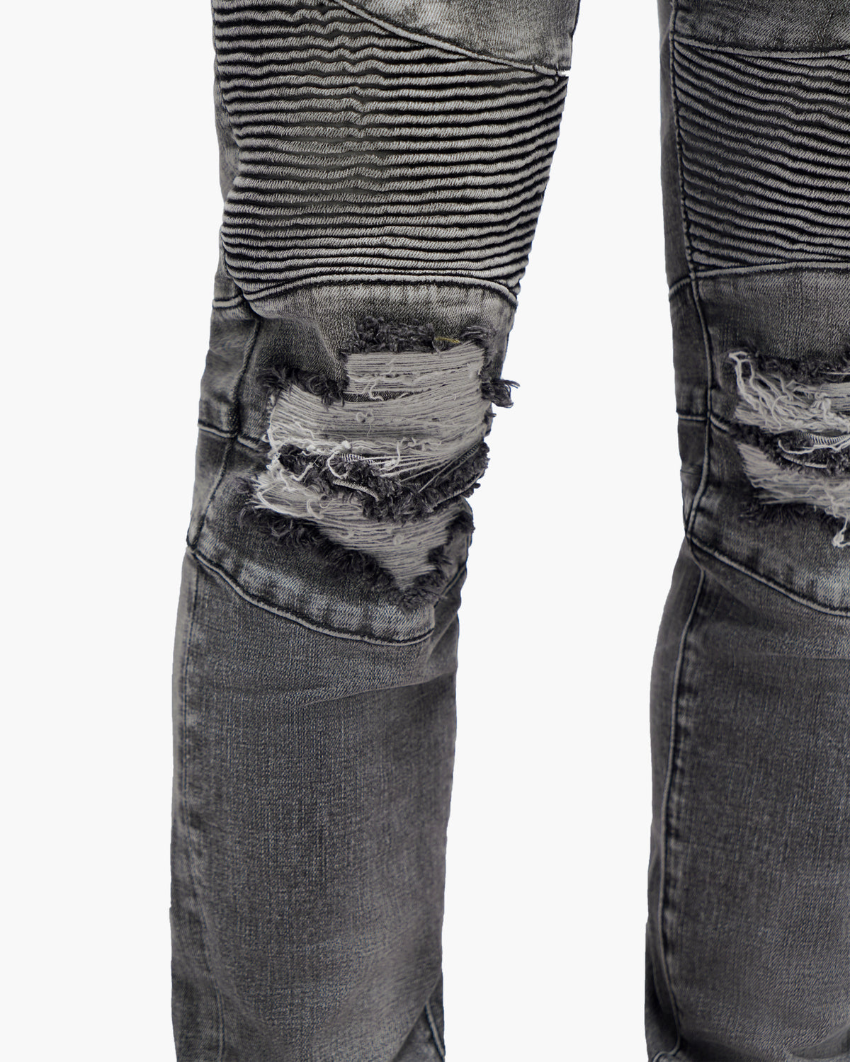 Mr.Biker Grey Skinny Jeans
