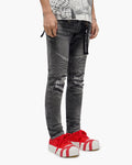 Mr.Biker Grey Skinny Jeans