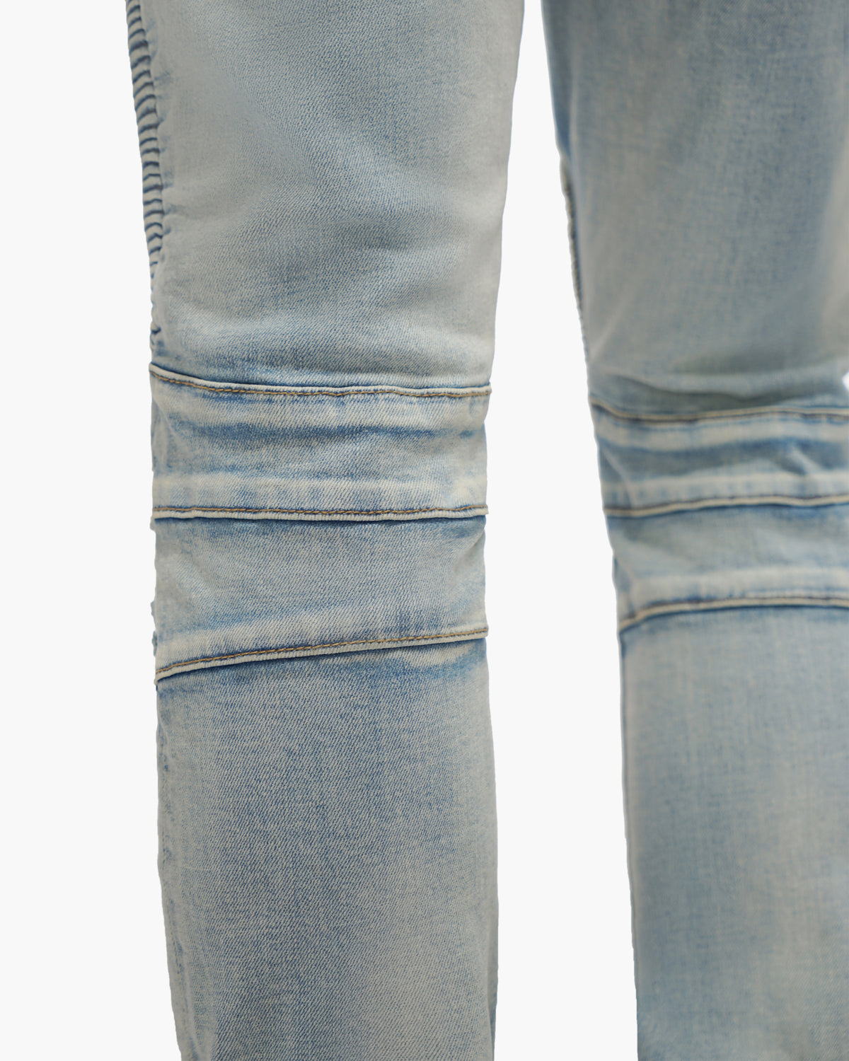 Mr.Biker Light Wash Skinny Jeans