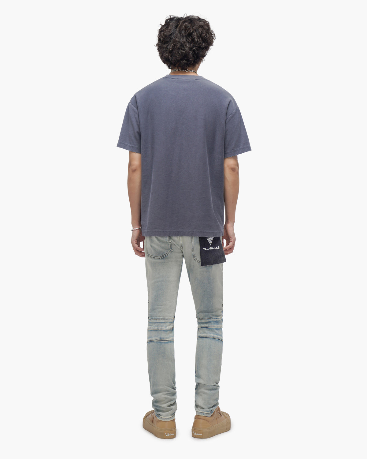 Mr.Biker Light Wash Skinny Jeans