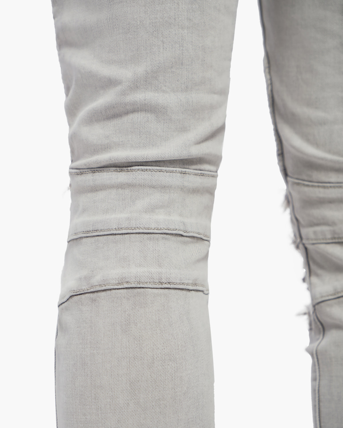 Mr.Biker Snow Grey Skinny Jeans
