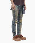 Mr.Biker Vintage Blue Skinny Jeans