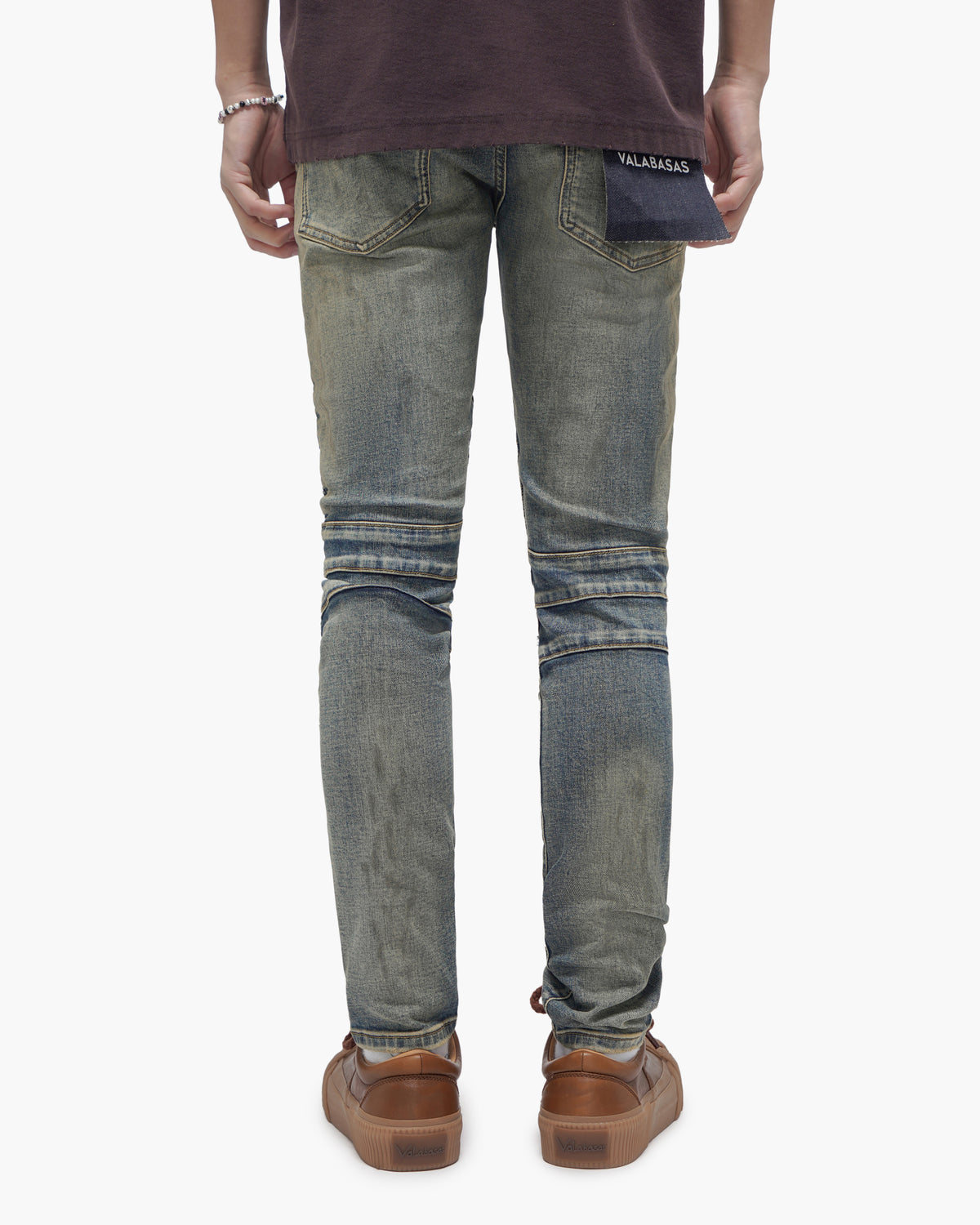 Mr.Biker Vintage Blue Skinny Jeans