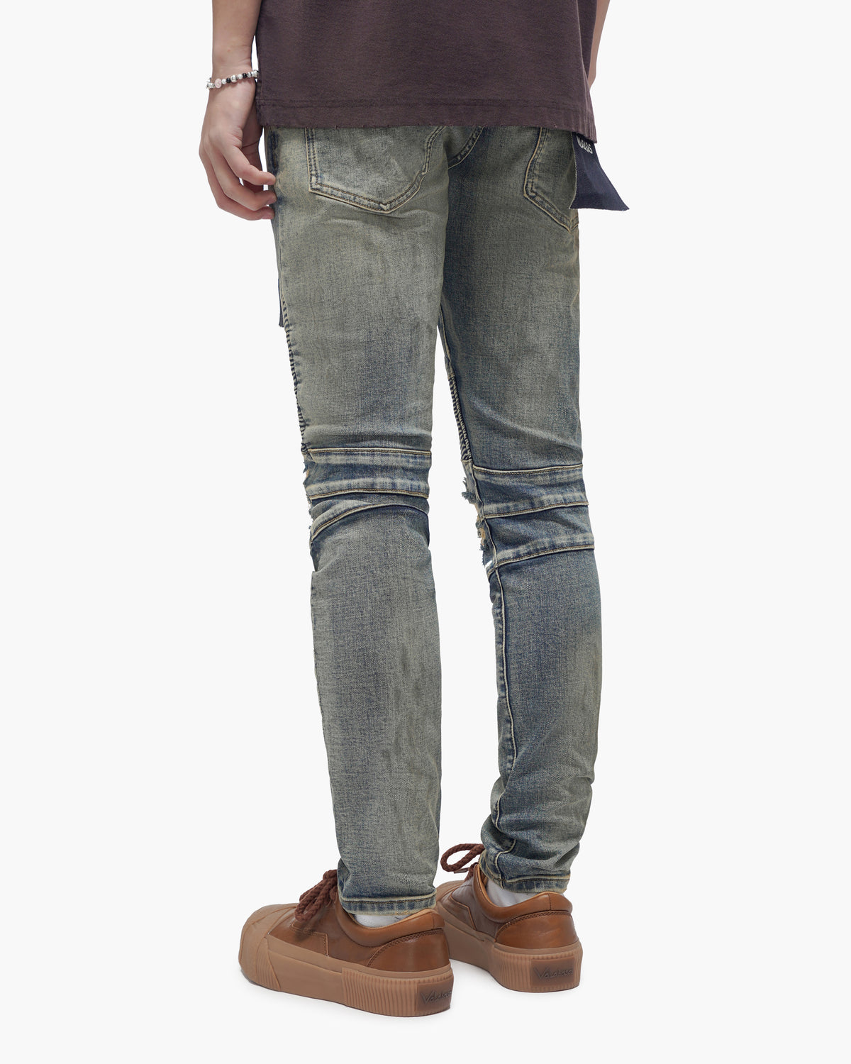 Mr.Biker Vintage Blue Skinny Jeans