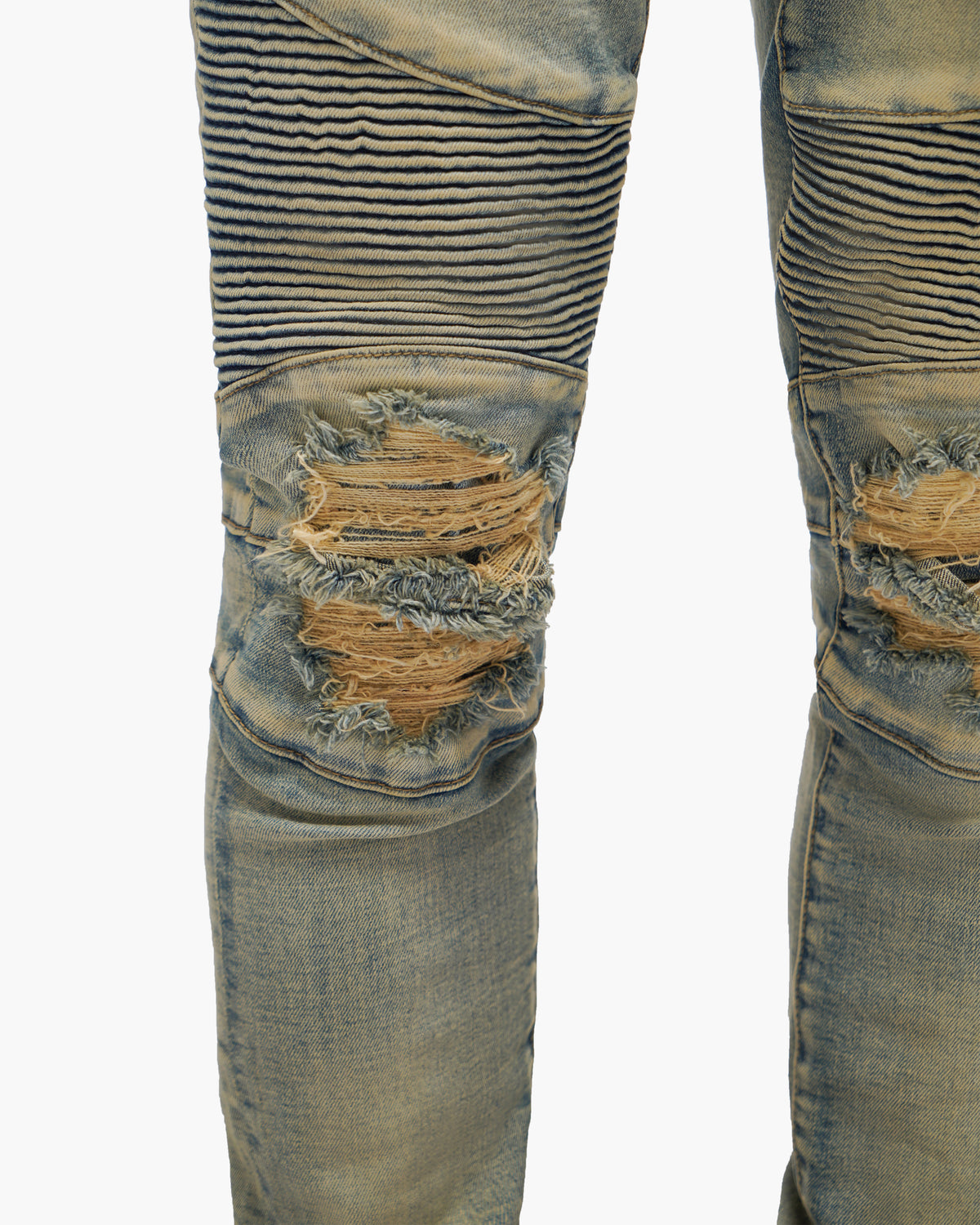 Mr.Biker Vintage Wash Skinny Jeans