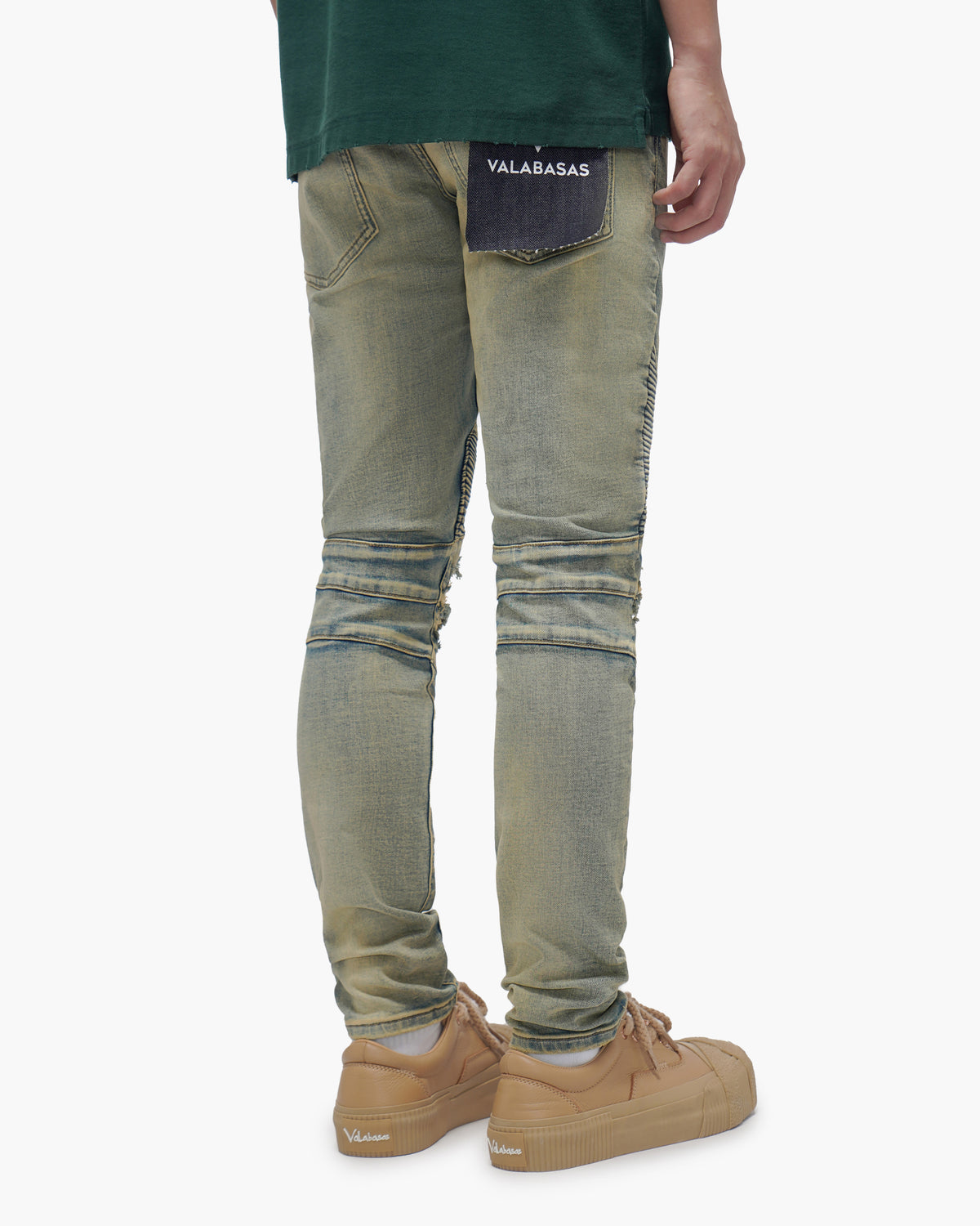 Mr.Biker Vintage Wash Skinny Jeans
