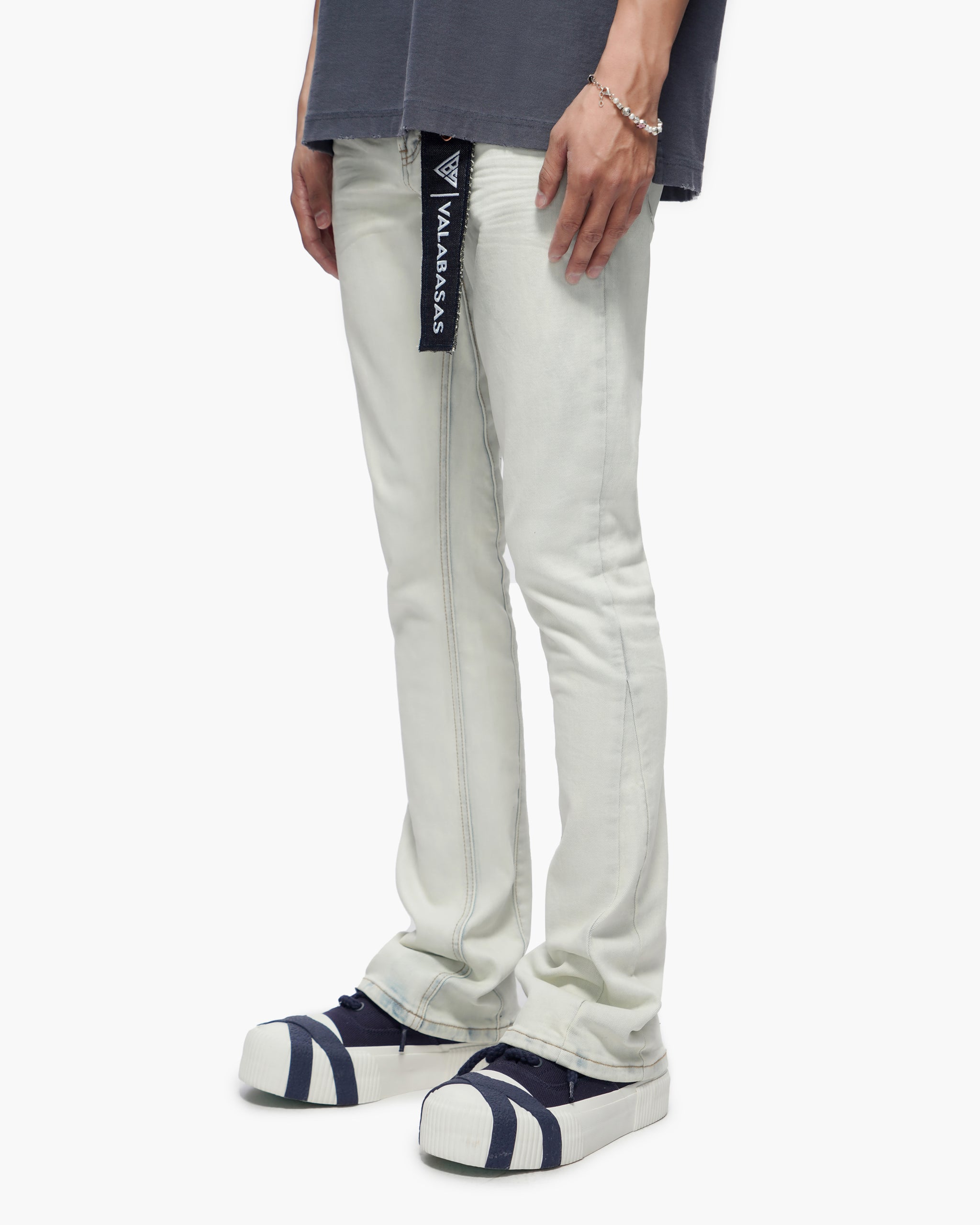 Mr.Stacked Arctic Blue Jeans