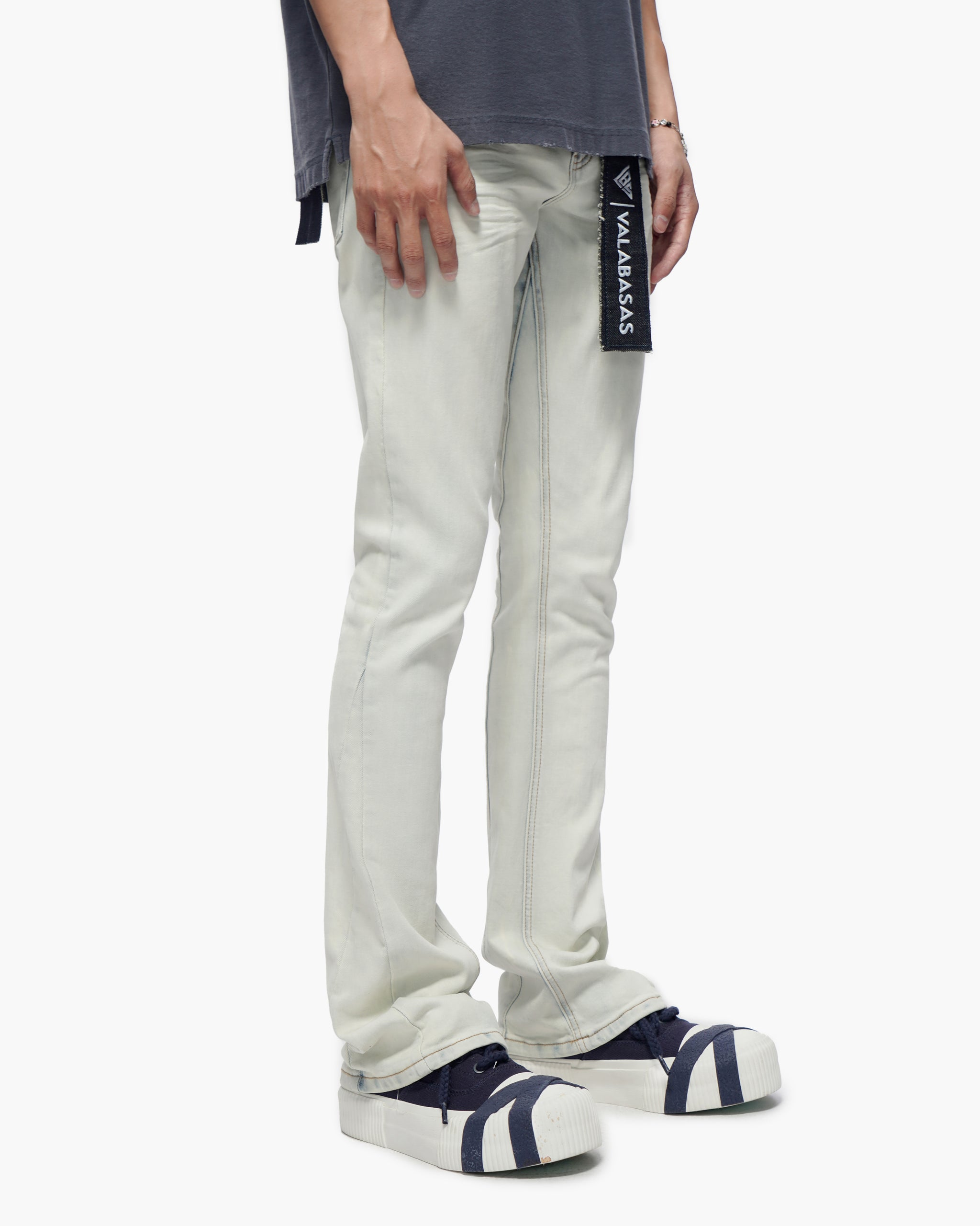 Mr.Stacked Arctic Blue Jeans