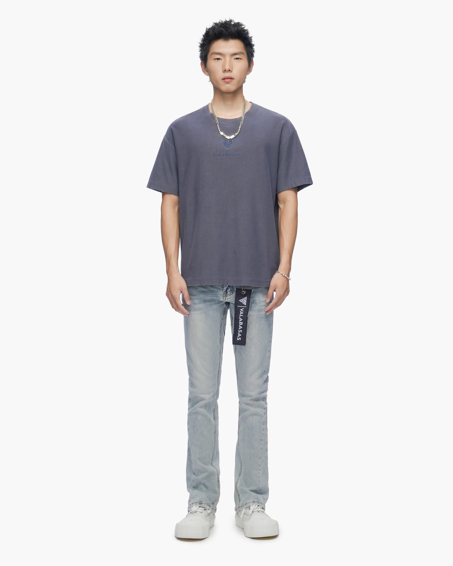 Mr.Stacked Denim Blue