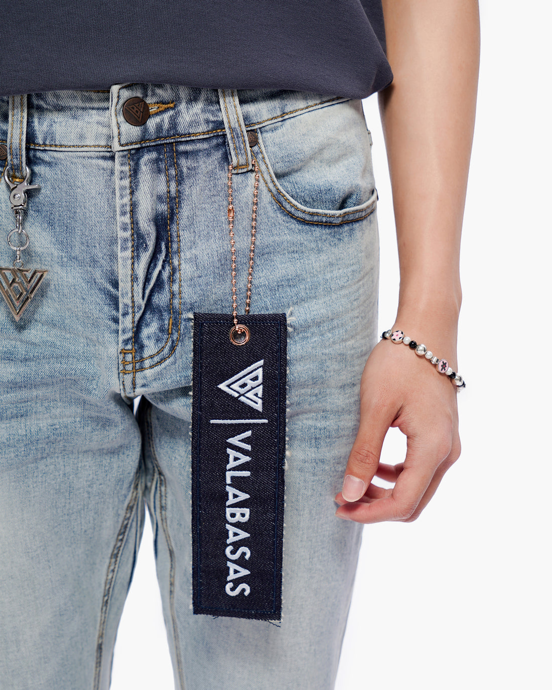 Mr.Stacked Denim Blue