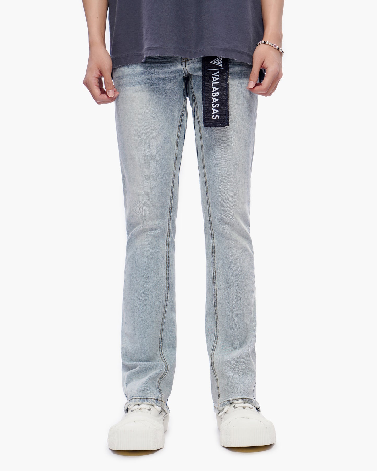 Mr.Stacked Denim Blue