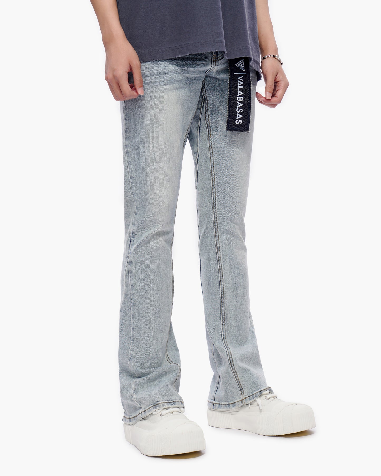 Mr.Stacked Denim Blue