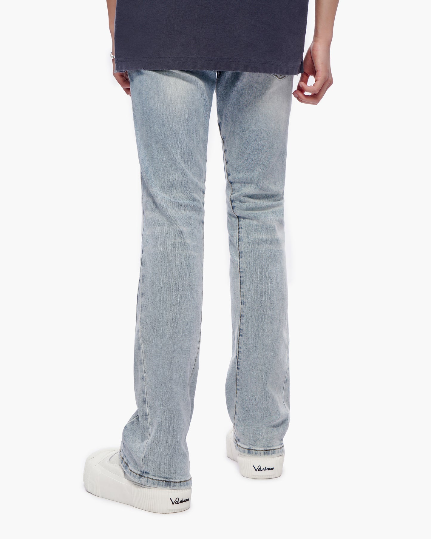 Mr.Stacked Denim Blue