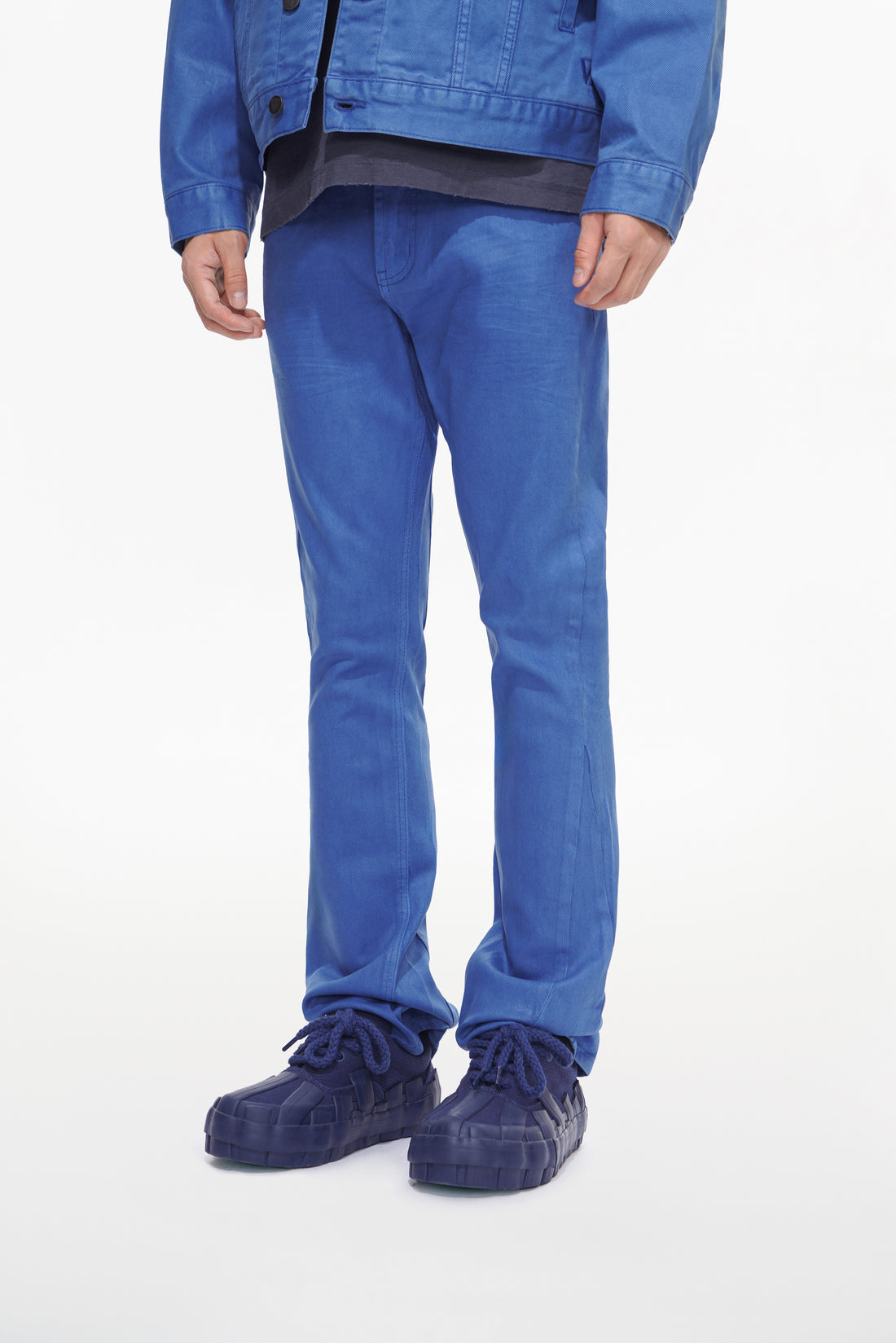 Mr.Stacked Royal Waxed Jean