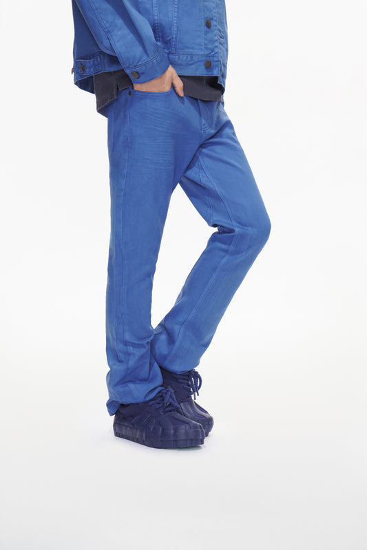 Mr.Stacked Royal Waxed Jean