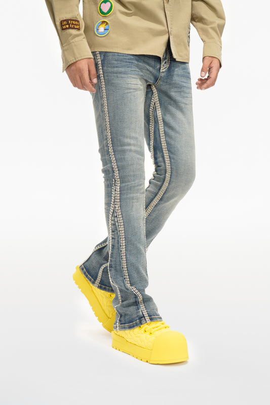 Cody Stacked Vintage Blue