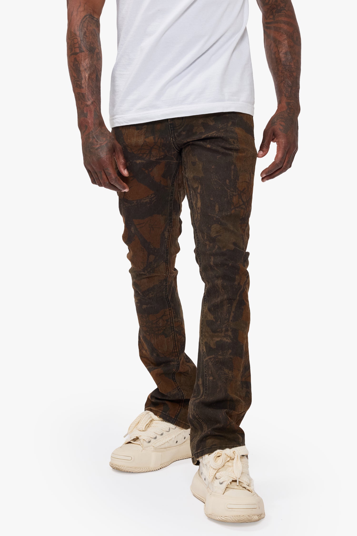 Hazard Wilderness Camo Stacked Jeans