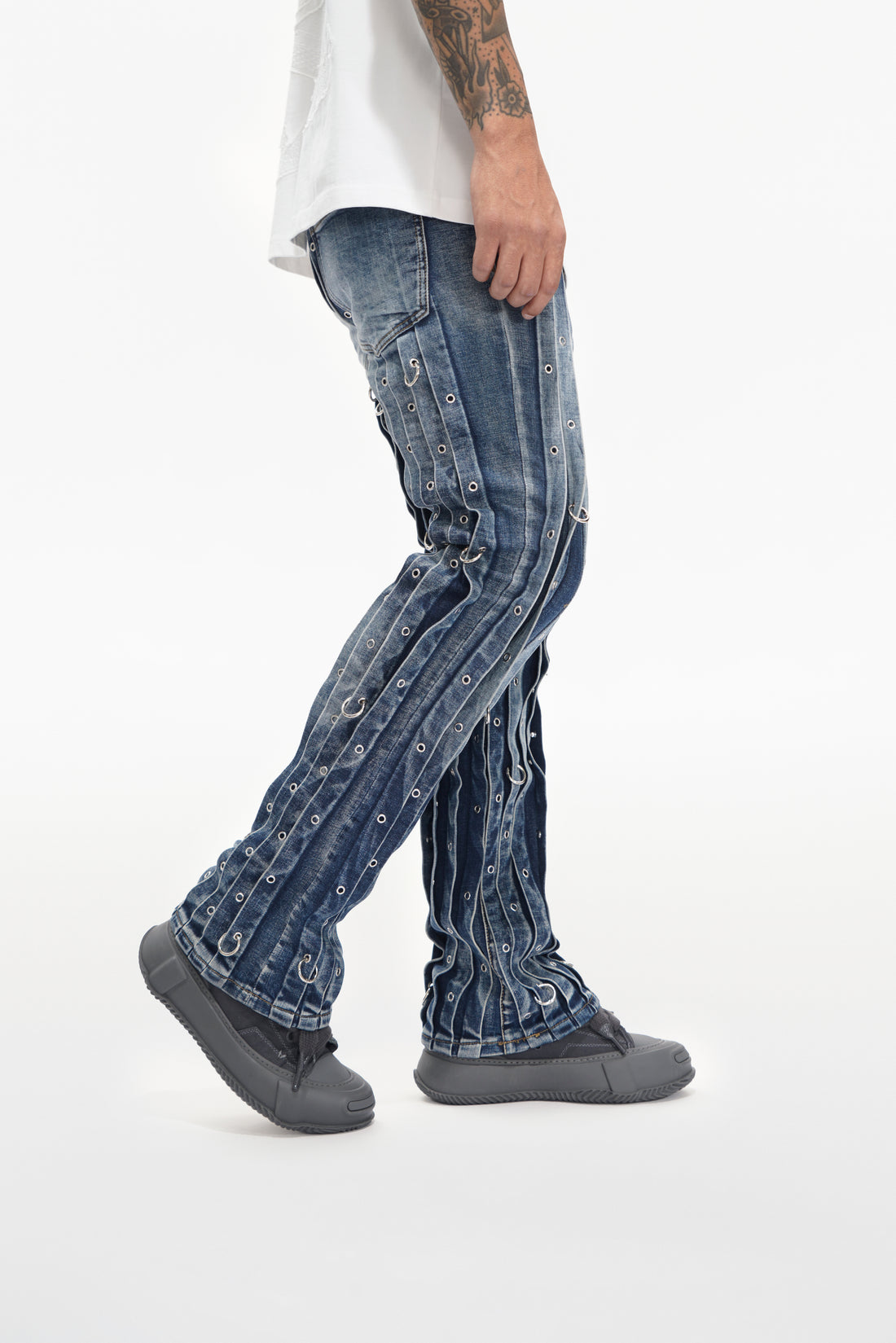 Gravity Blue Washed Stacked