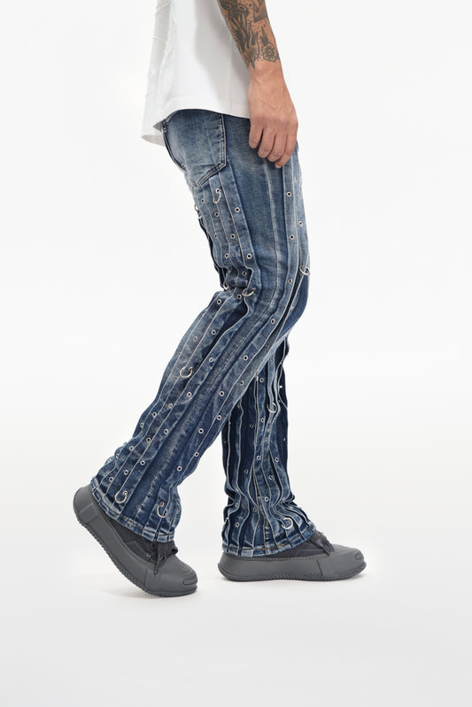 Gravity Blue Washed Stacked