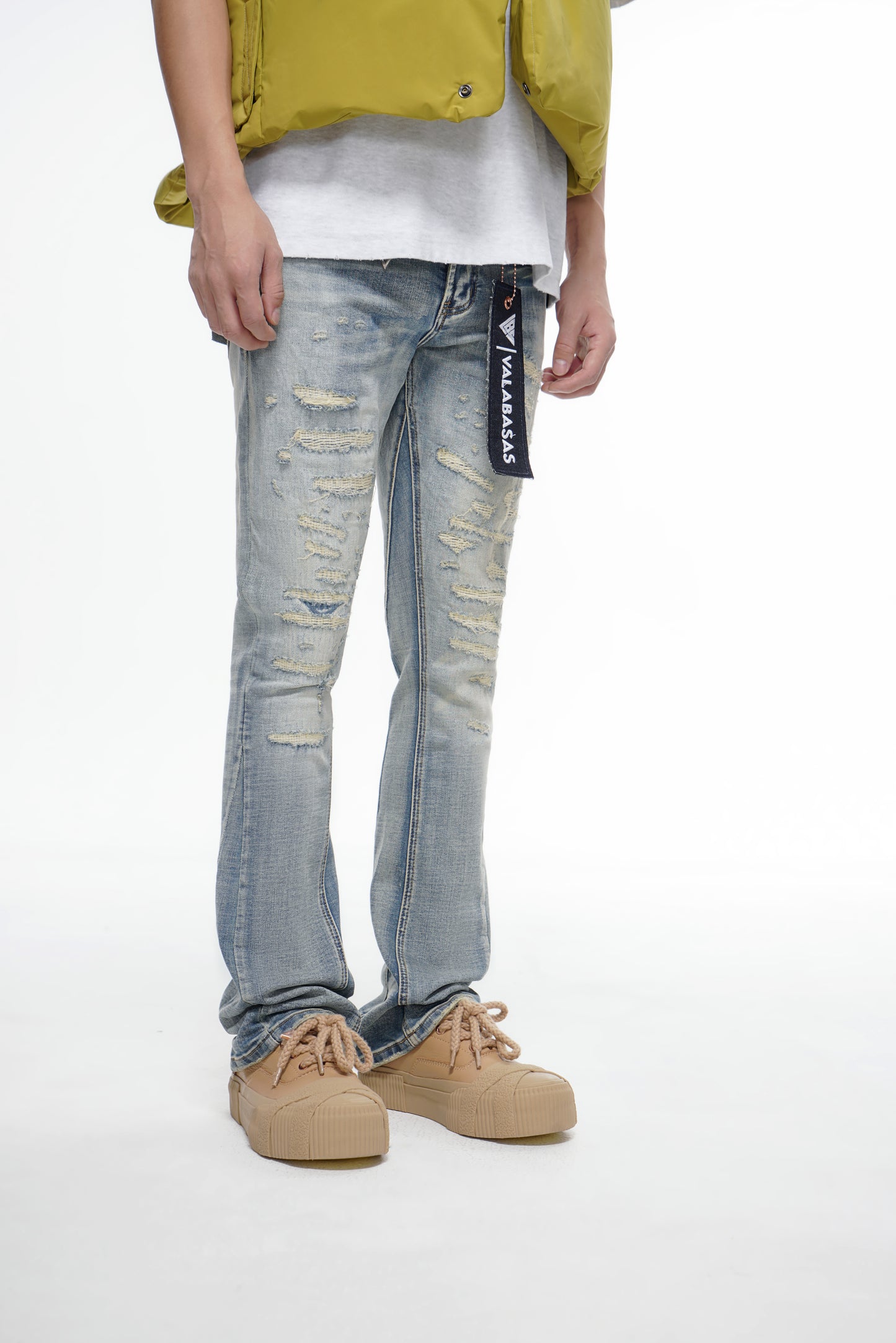 Sabotage Blue Washed Stacked