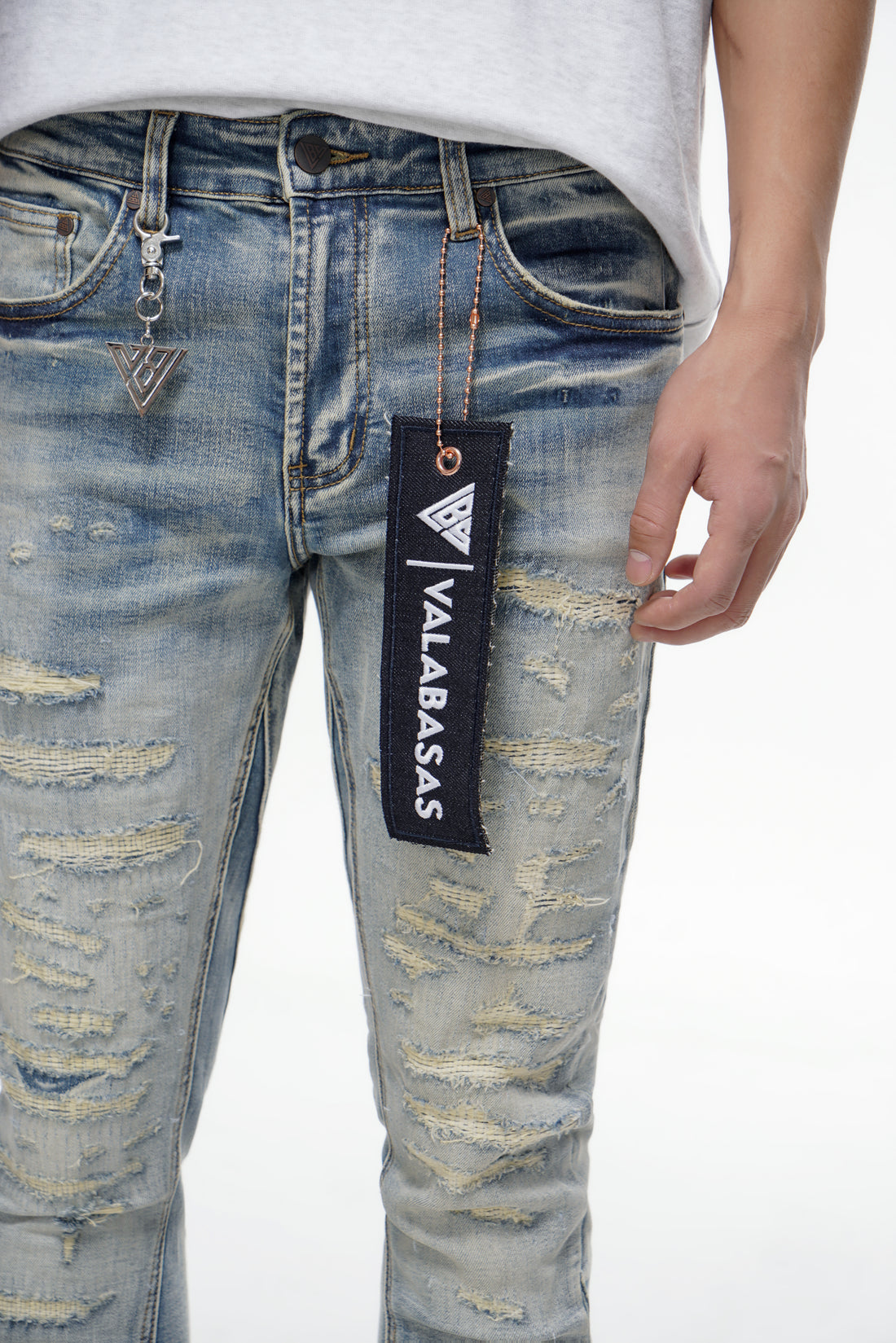 Sabotage Blue Washed Stacked