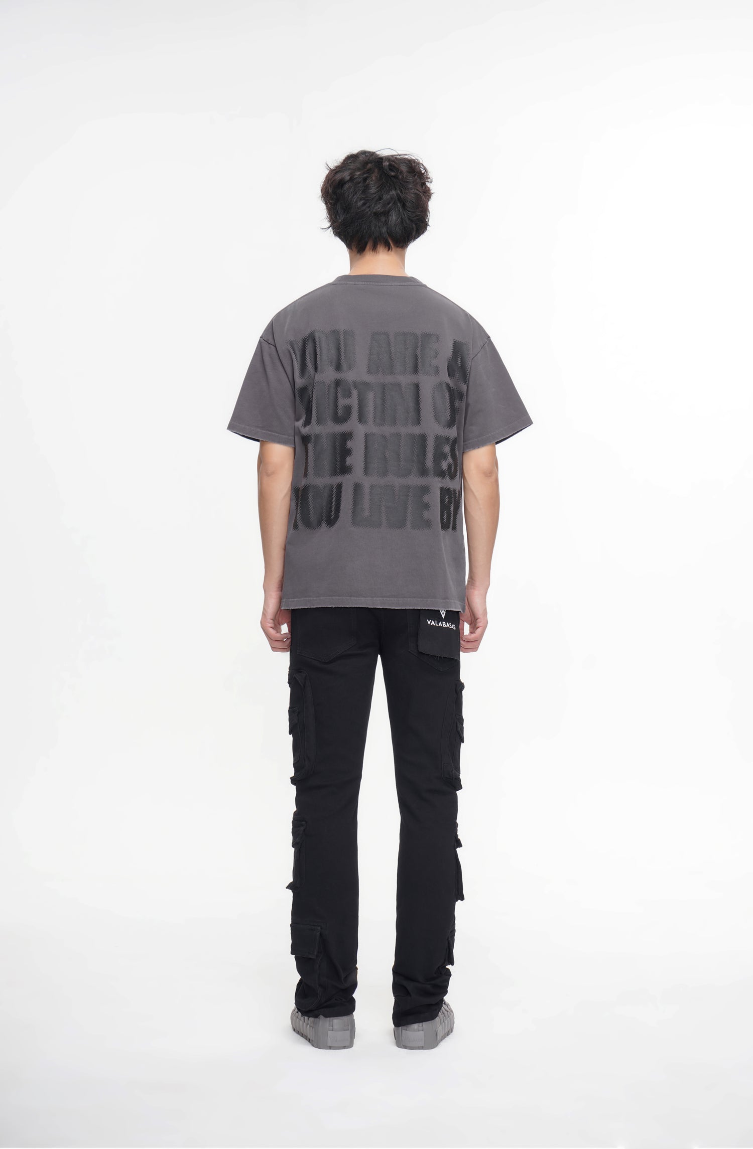 PayDay Black Stacked Jeans