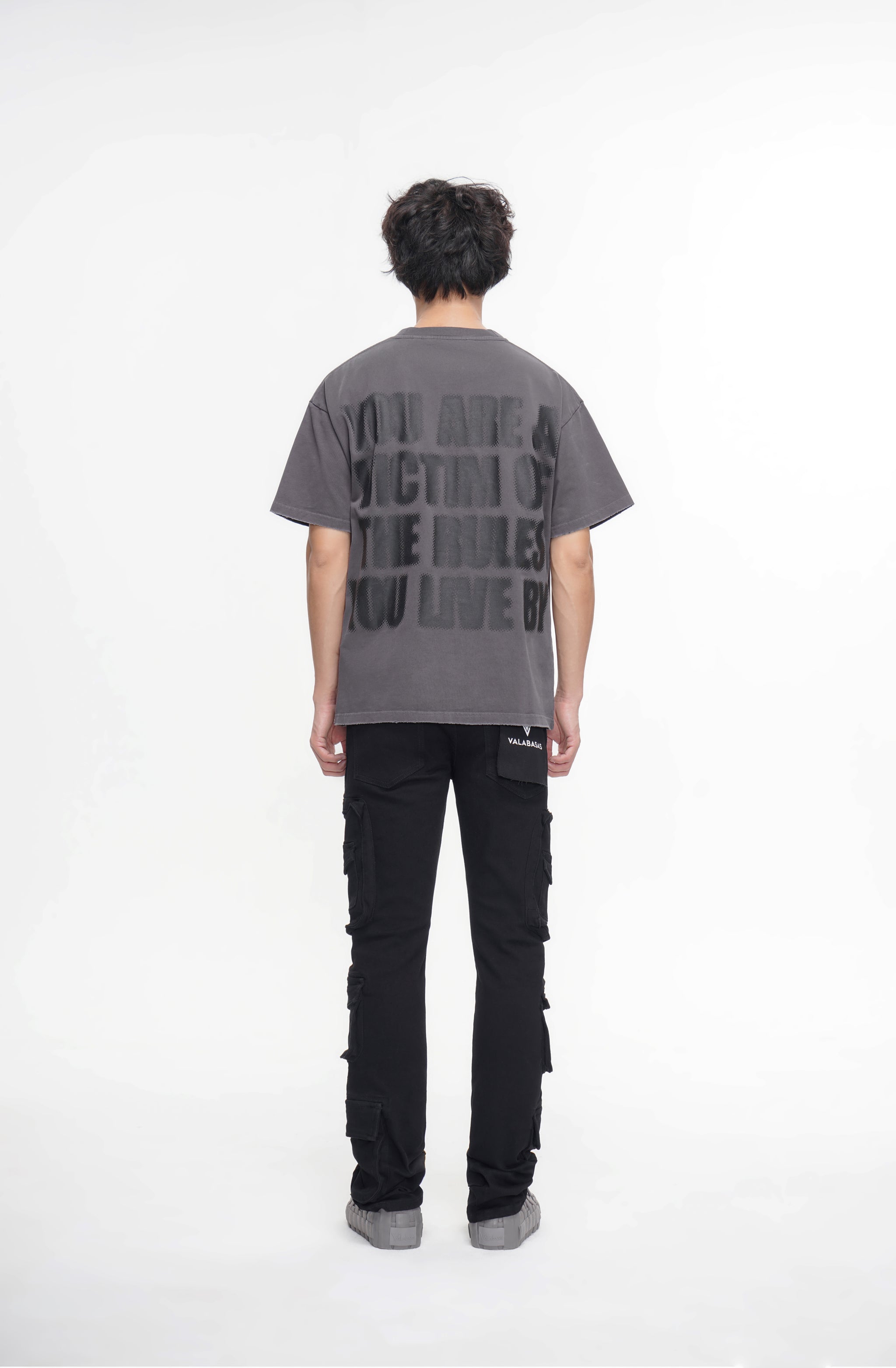 PayDay Black Stacked Jeans
