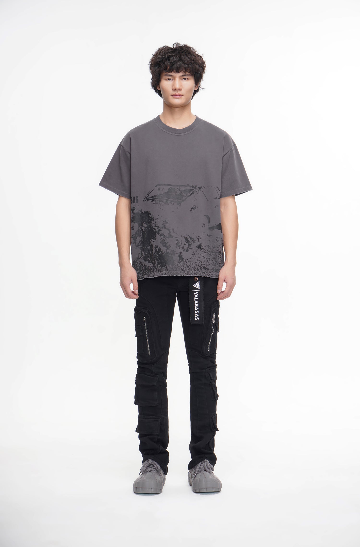 PayDay Black Stacked Jeans