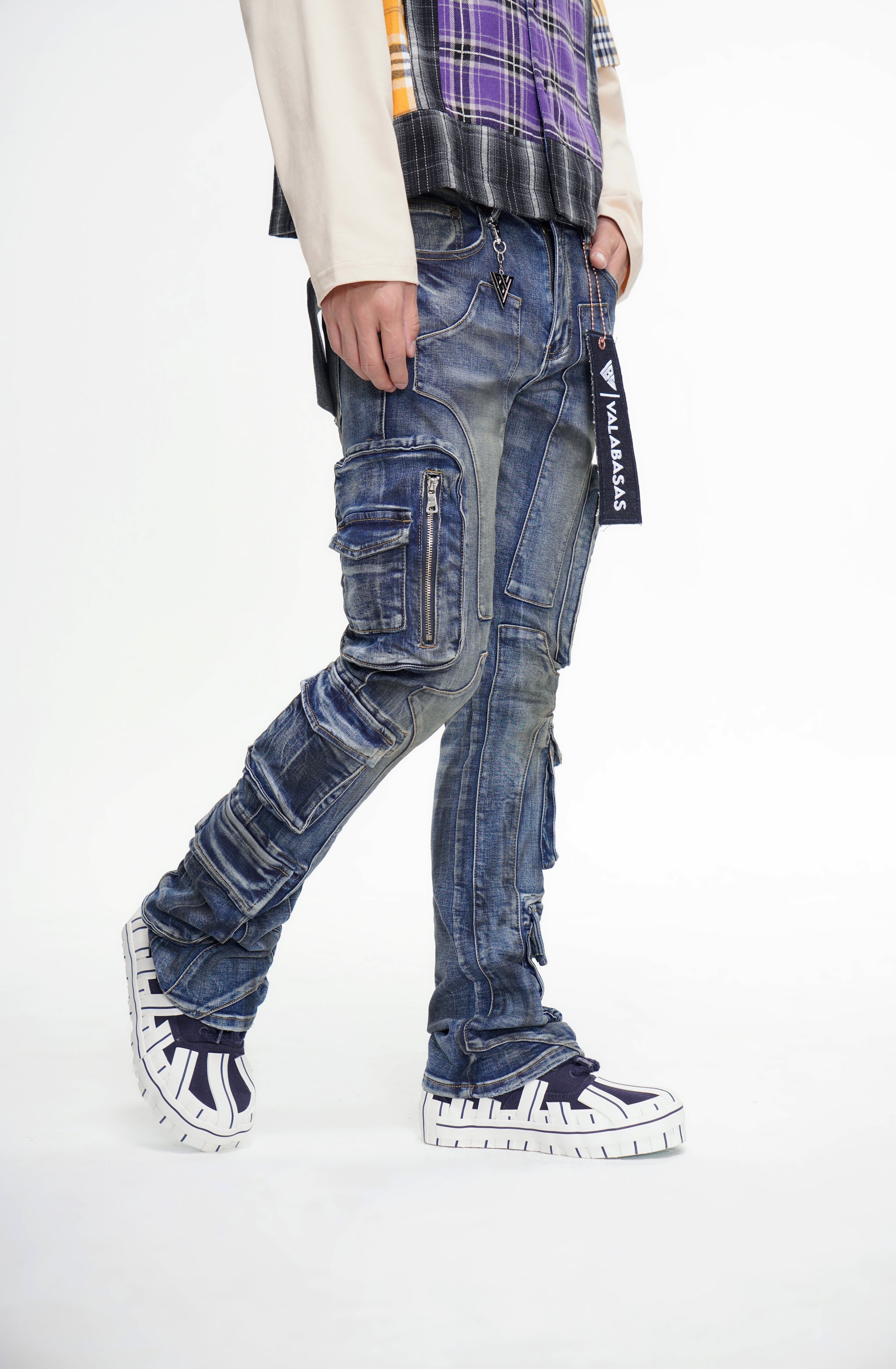 PayDay Dark Blue Stacked Jeans