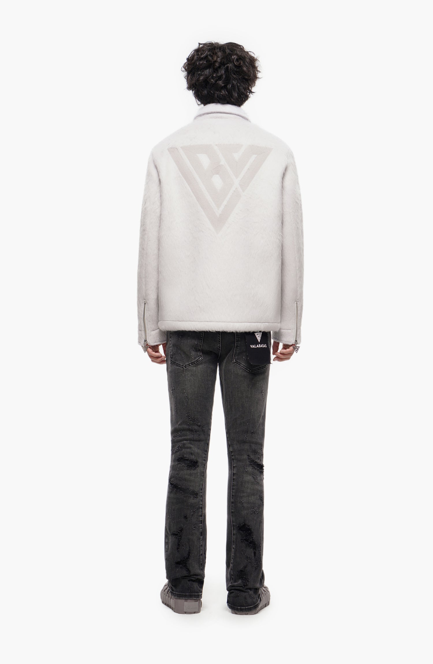Steeltoe Grey Wash Stacked Jeans