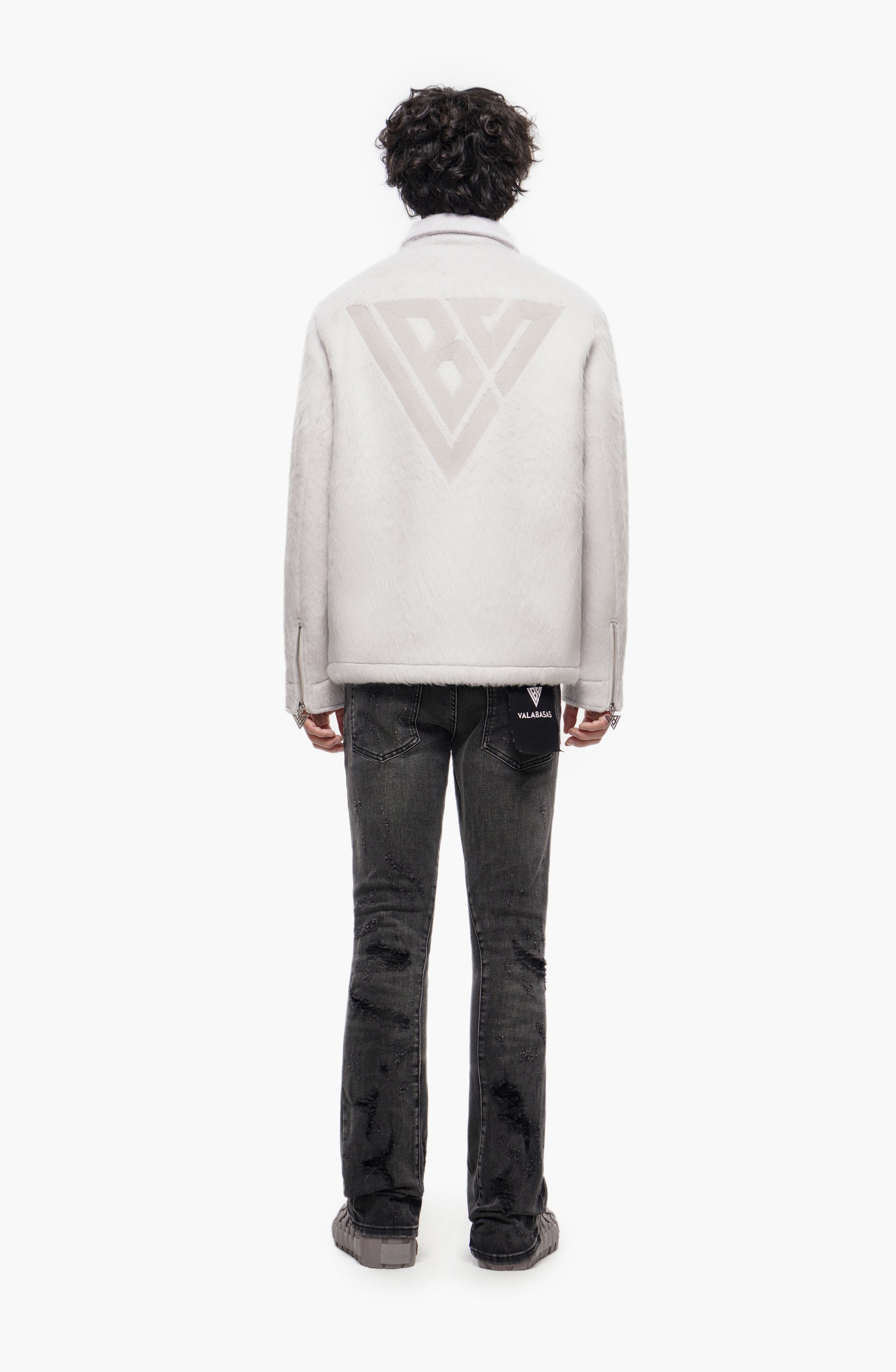 Steeltoe Grey Wash Stacked Jeans