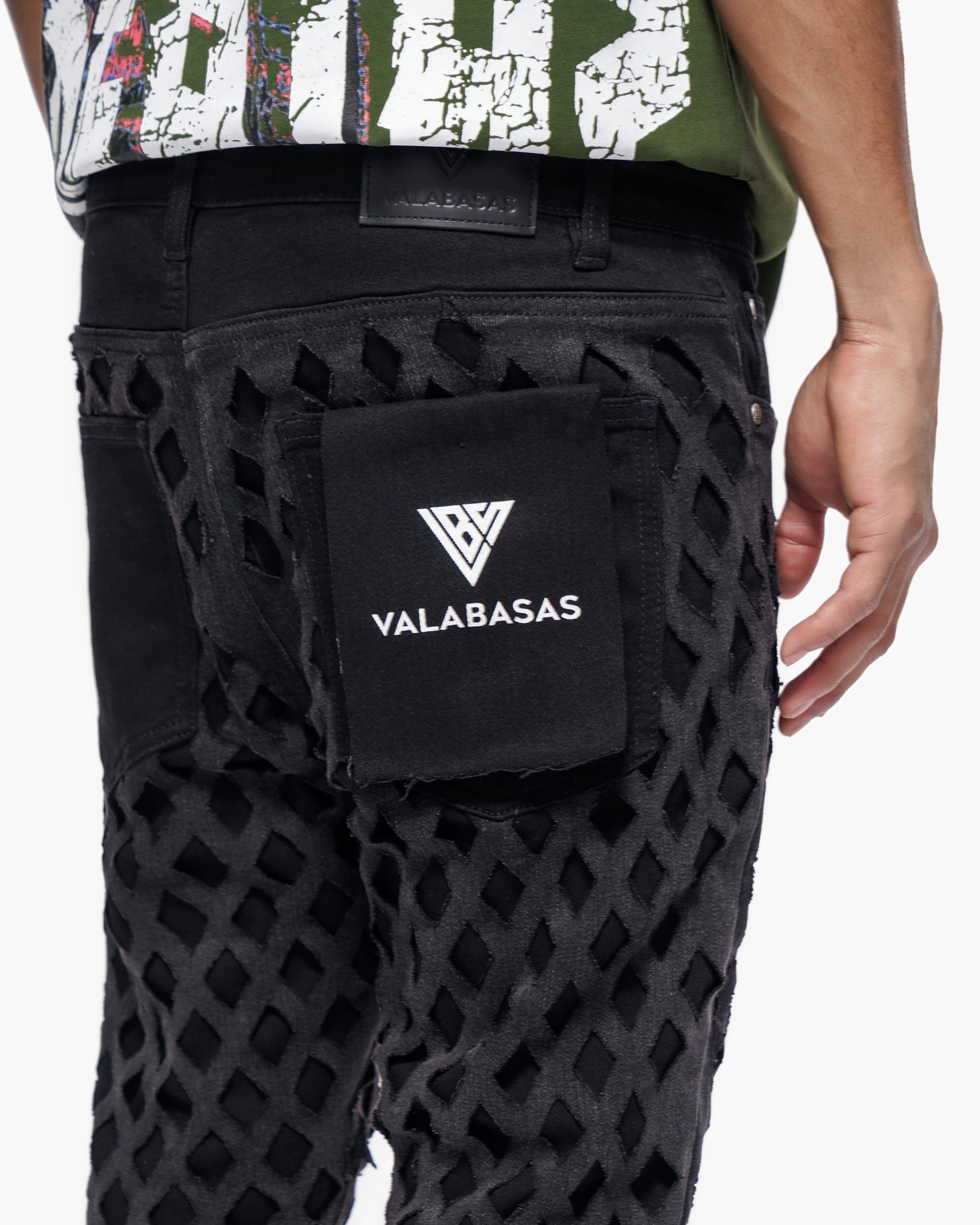 Ransom Black Stacked Jeans